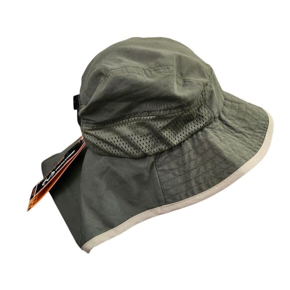 Realtree Khaki/Green UPF 50+ Sunhat Quick Drying NWT OSFM - Picture 8 of 11